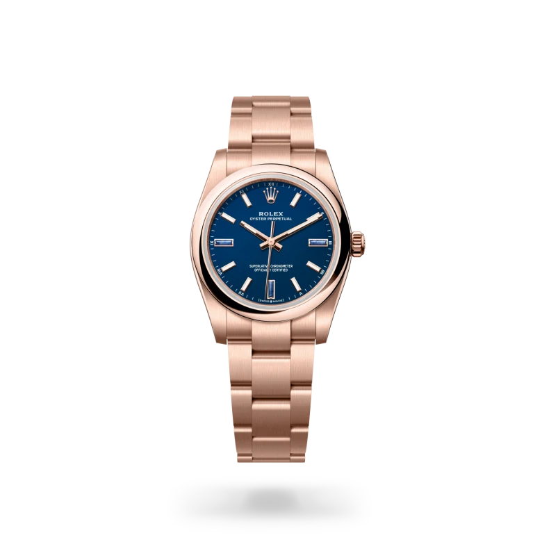 Oyster Perpetual 34 Oyster, 34 mm, oro Everose