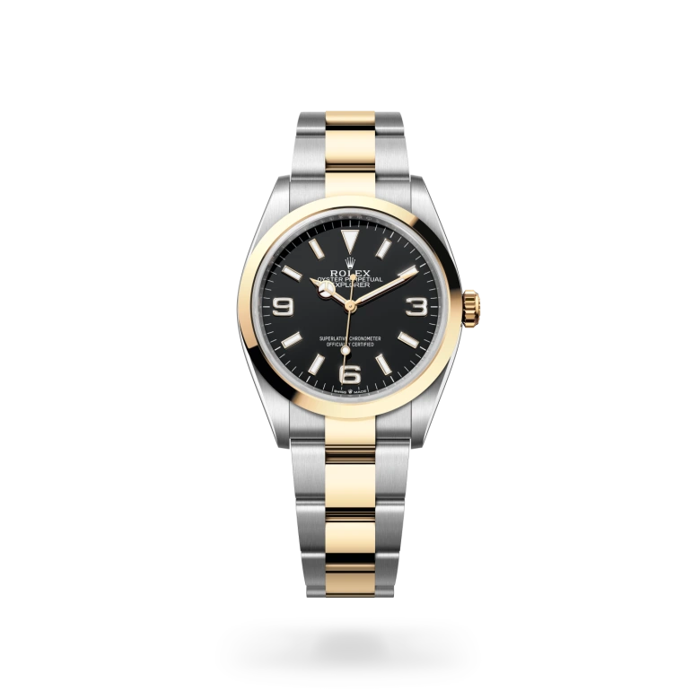 Explorer 36 Oyster, 36 mm, acero Oystersteel y oro amarillo