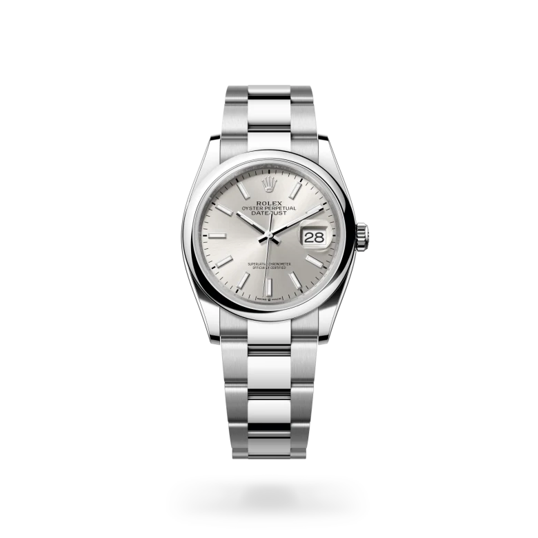Datejust Oyster, 36 mm, acero Oystersteel