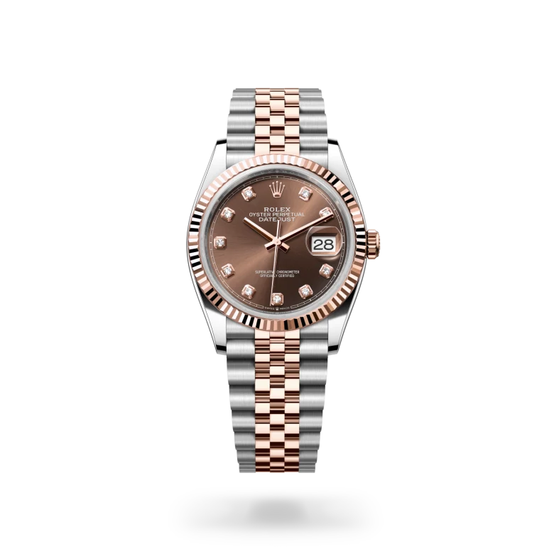 Datejust 36 Oyster, 36 mm, acero Oystersteel y oro Everose