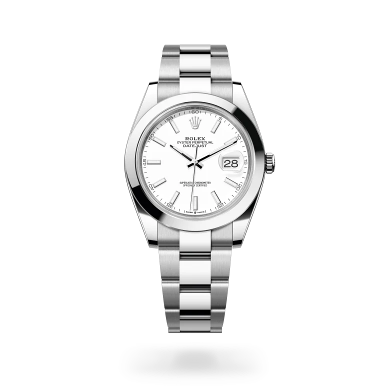 Datejust Oyster, 41 mm, acero Oystersteel