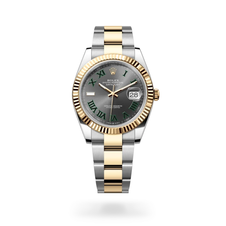 Datejust Oyster, 41 mm, acero Oystersteel y oro amarillo