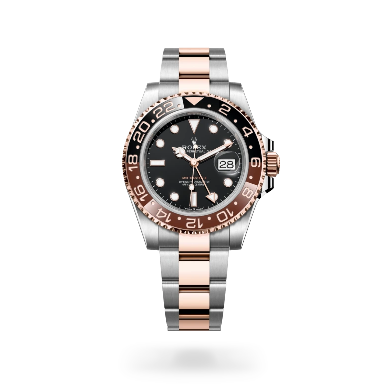 GMT-Master II Oyster, 40 mm, acero Oystersteel y oro Everose