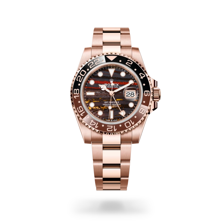 GMT-Master II Oyster, 40 mm, oro Everose