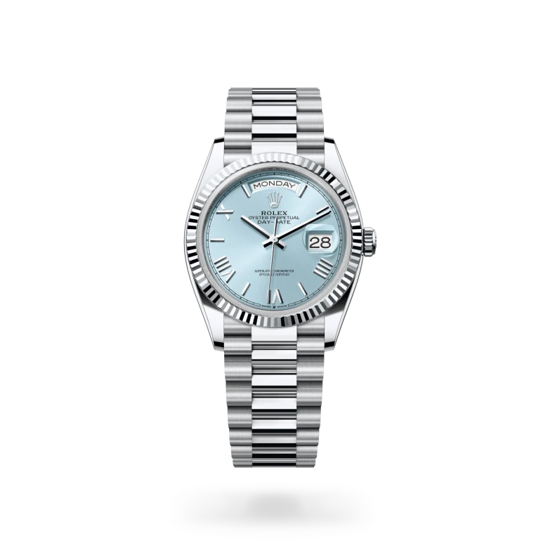 Day-Date Oyster, 36 mm, platino