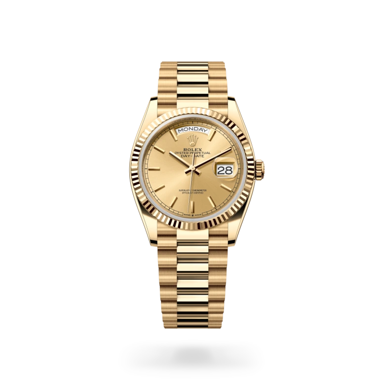 Day-Date Oyster, 36 mm, oro amarillo