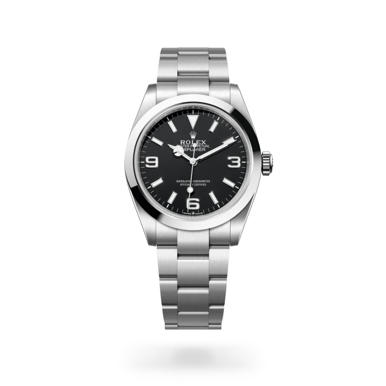 Explorer Oyster, 40 mm, acero Oystersteel