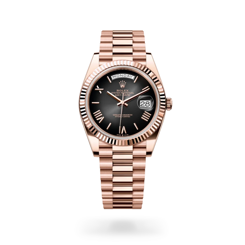 Day-Date Oyster, 40 mm, oro Everose