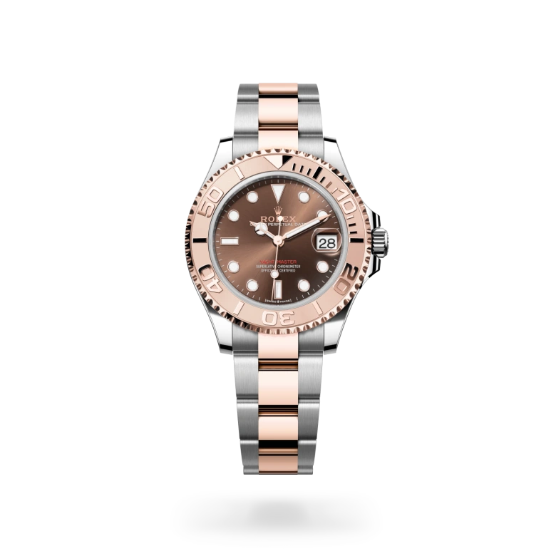 Yacht-Master 37 Oyster, 37 mm, acero Oystersteel y oro Everose